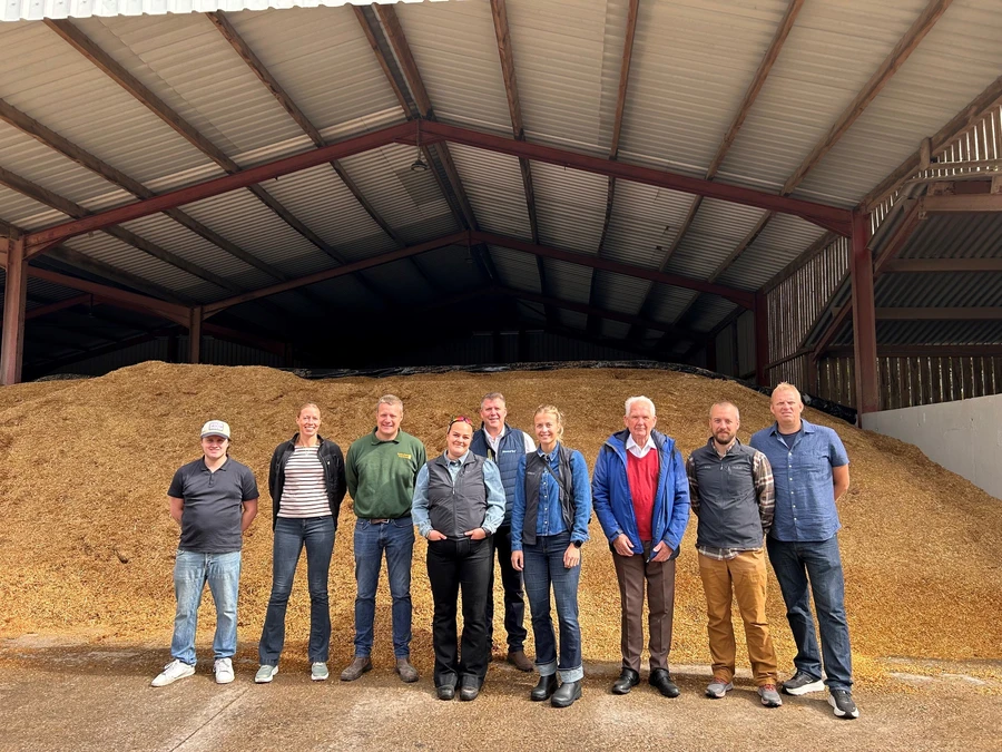 strand-norwegian-customers-websters-farm-visit Strand team and Norwegian customers during their visit to Websters